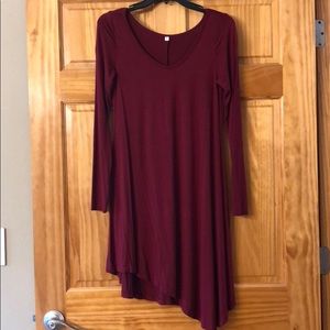 Ladies Burgundy Dress Size Small
